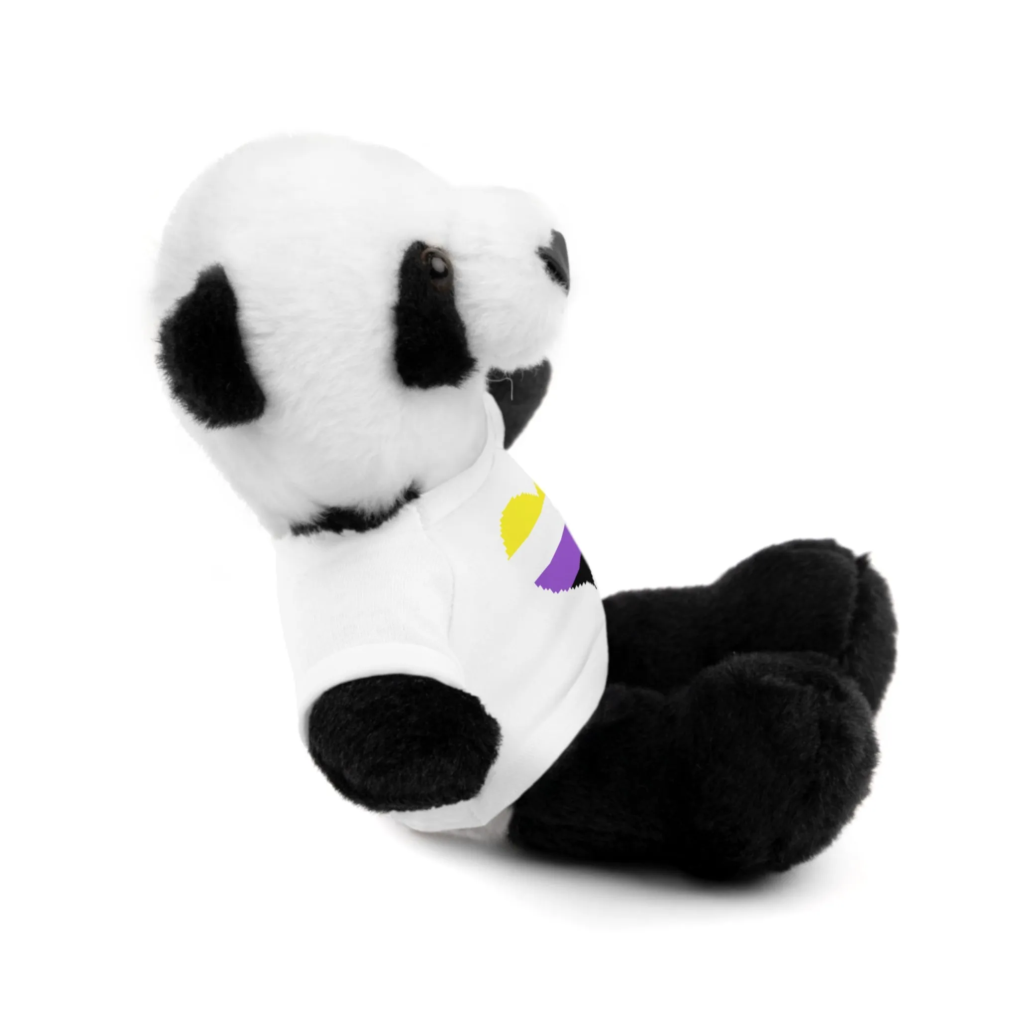 Non-Binary Heart Stuffed Animals