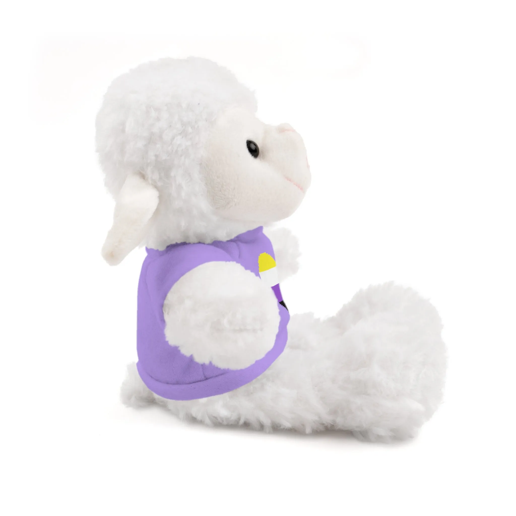 Non-Binary Heart Stuffed Animals