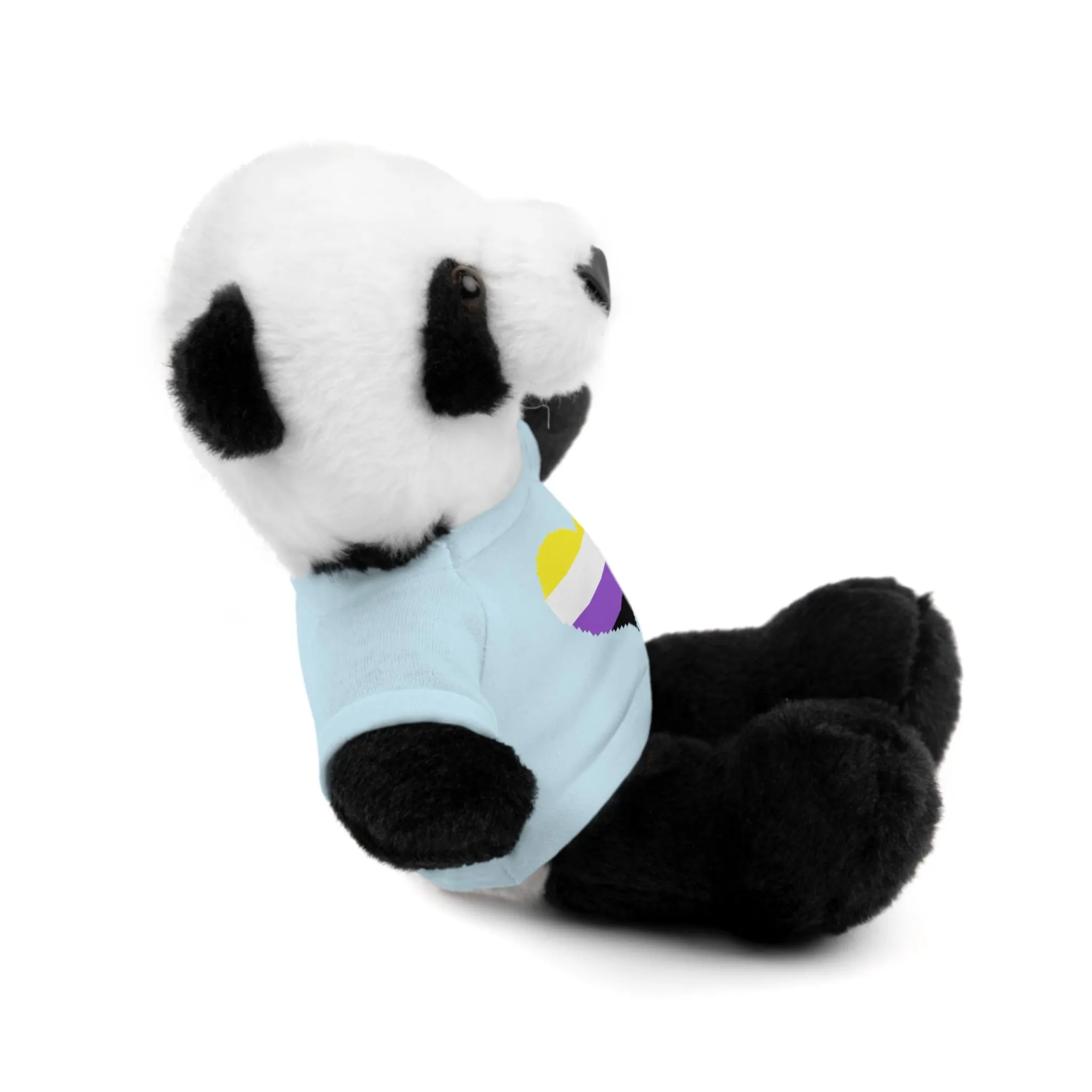 Non-Binary Heart Stuffed Animals