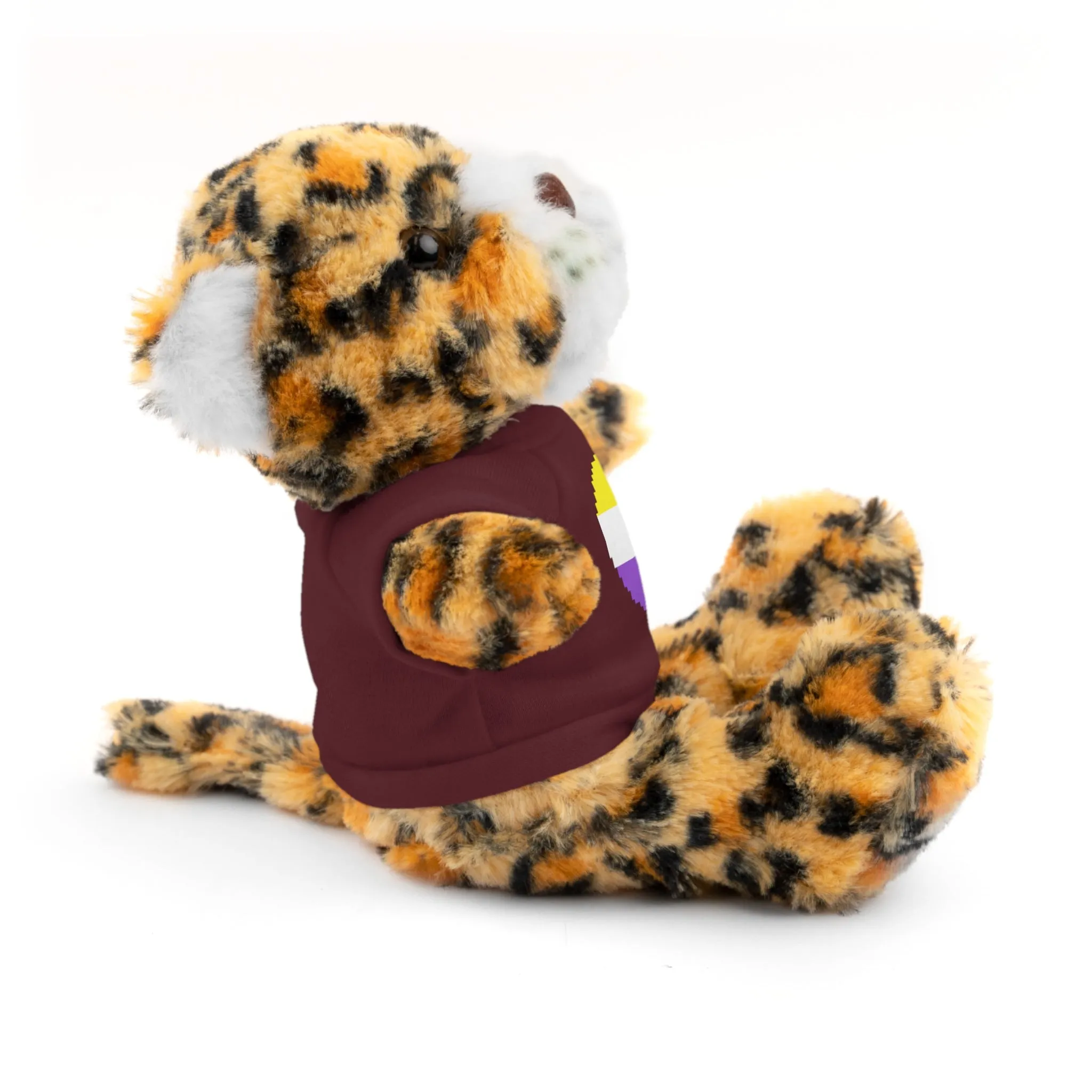 Non-Binary Heart Stuffed Animals