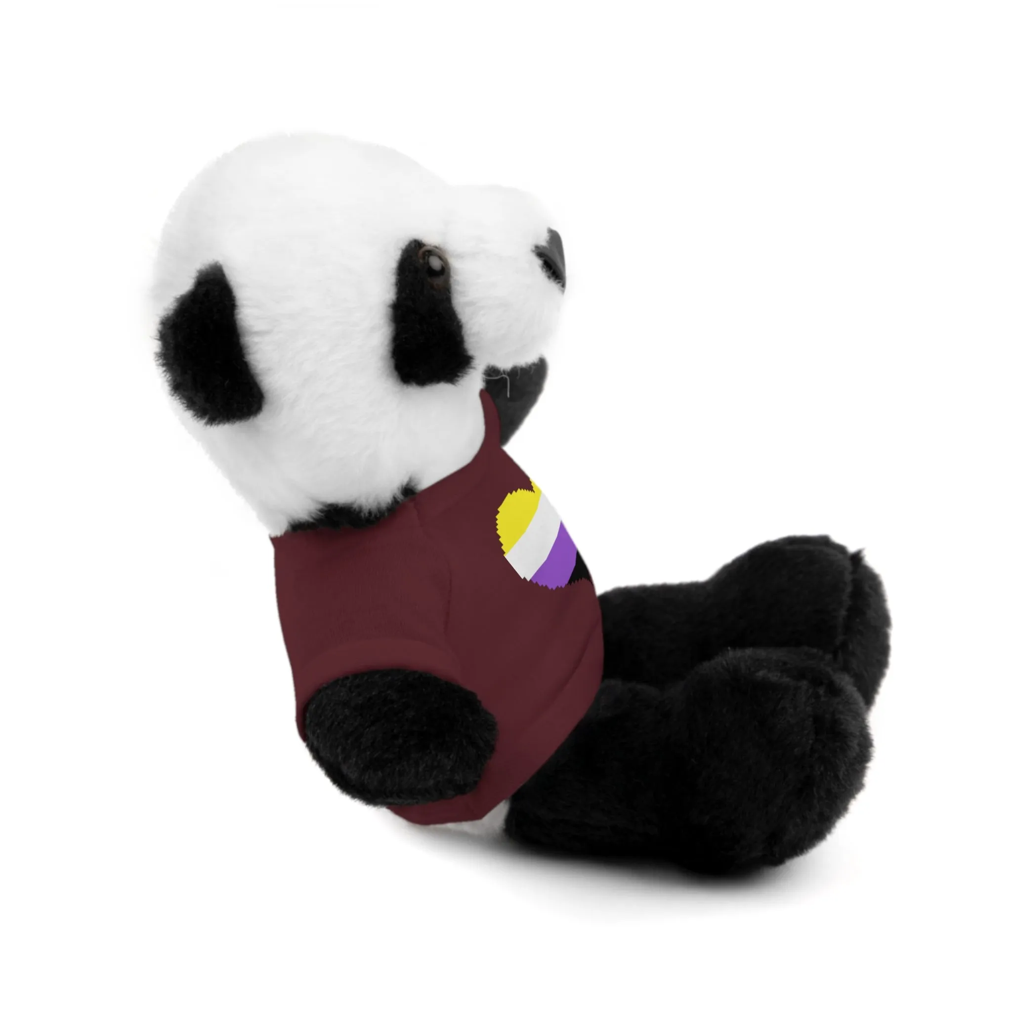 Non-Binary Heart Stuffed Animals
