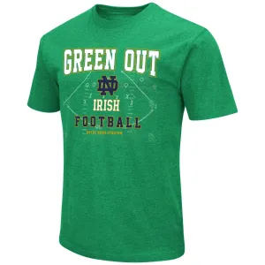 Notre Dame Fighting Irish Colosseum Kelly Green Football "Green Out" T-Shirt