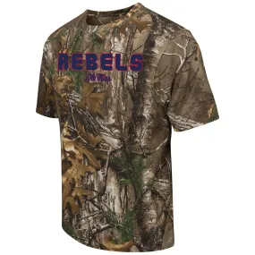 Ole Miss Rebels Colosseum Realtree Xtra Camouflage Short Sleeve T-Shirt