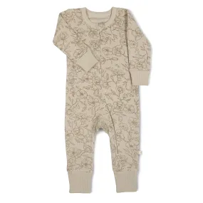 Organic 2-Way Zip Romper | Vintage Bloom