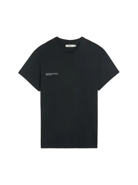 Organic Cotton T-shirt with C-FIBER™ Core—black