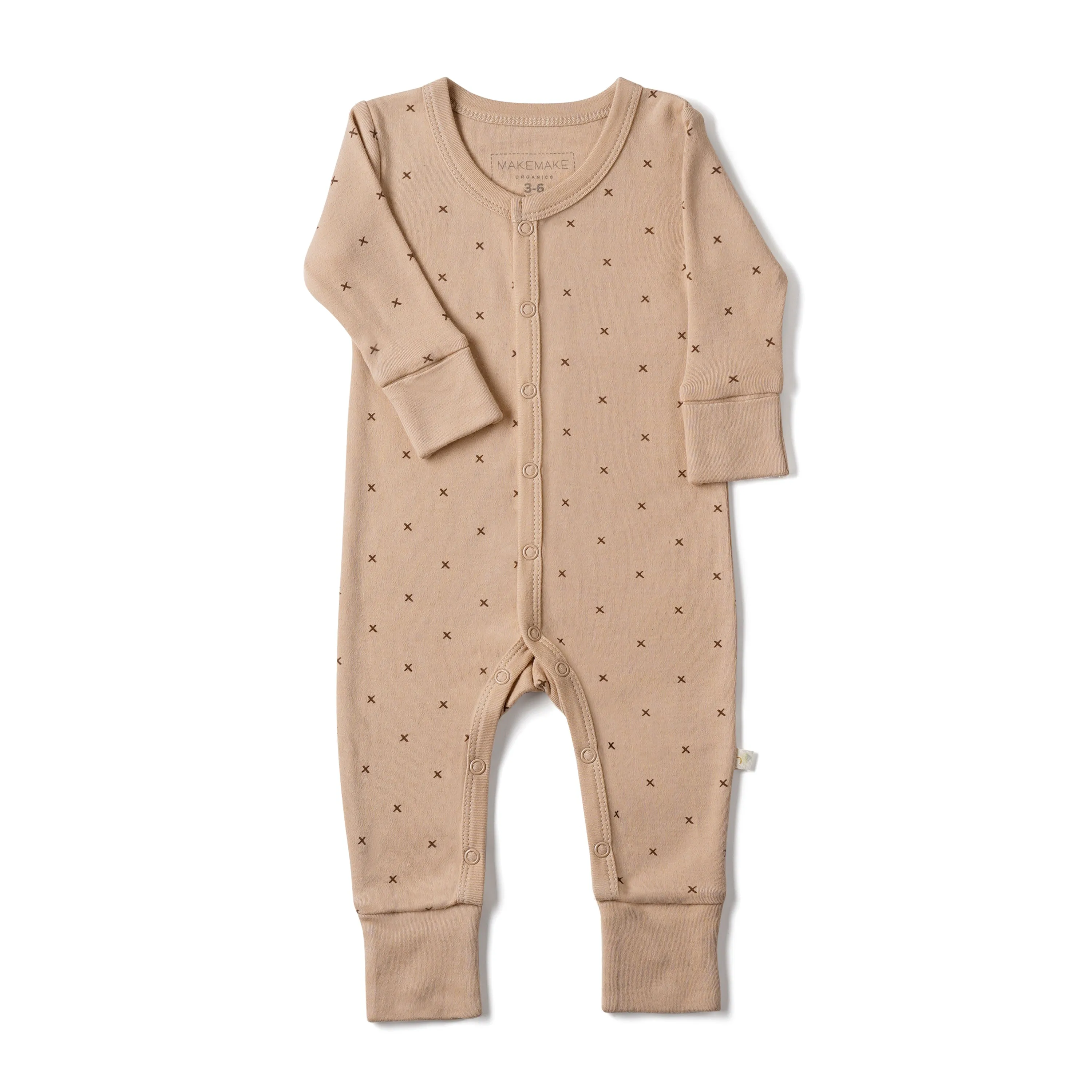 Organic Snap Romper  - Faroe