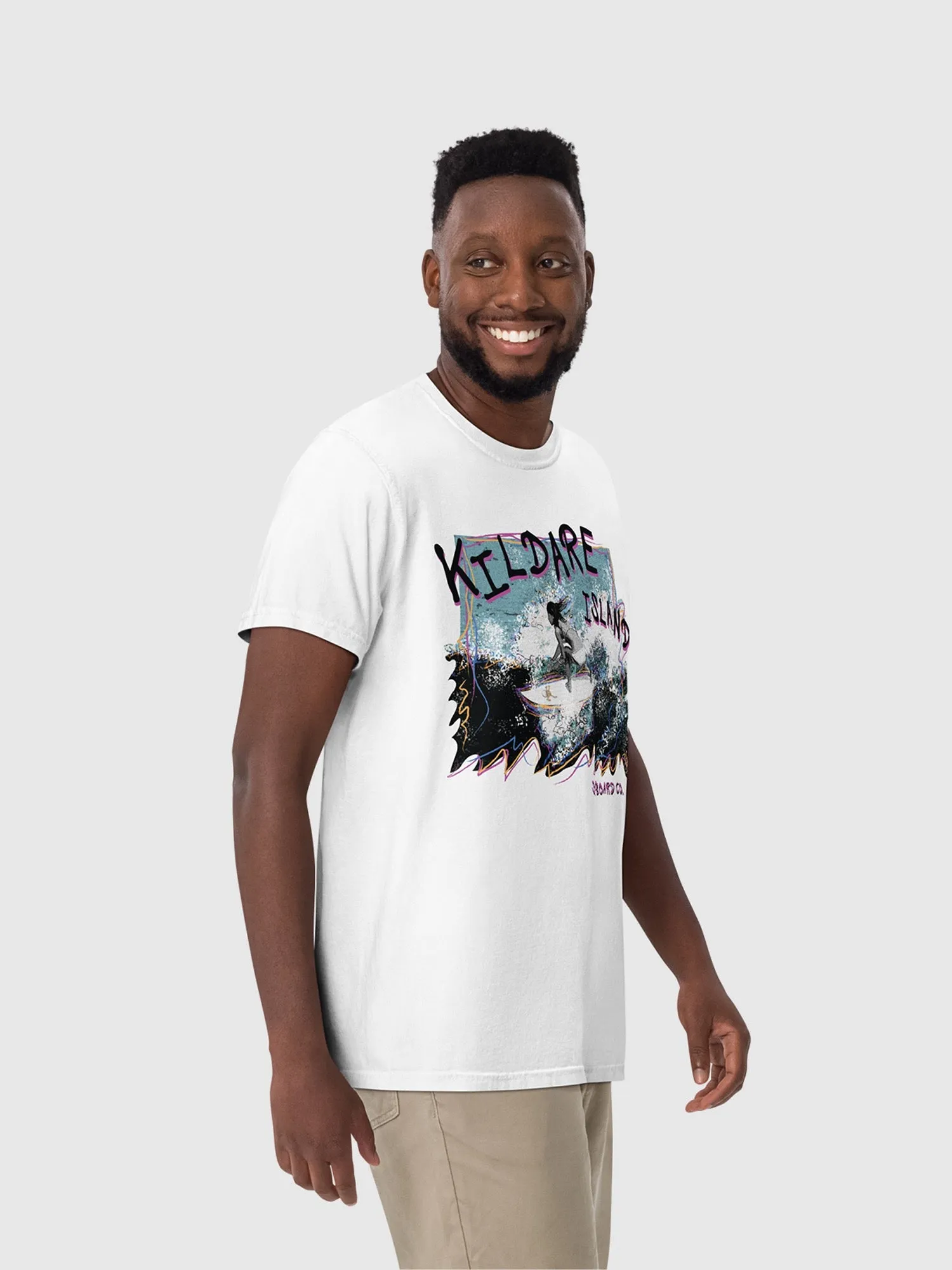 Outer Banks Kildare Island Hang Ten Comfort Colors T-Shirt