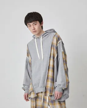 P MIX WIDE SWEAT PARKA｜GRAY