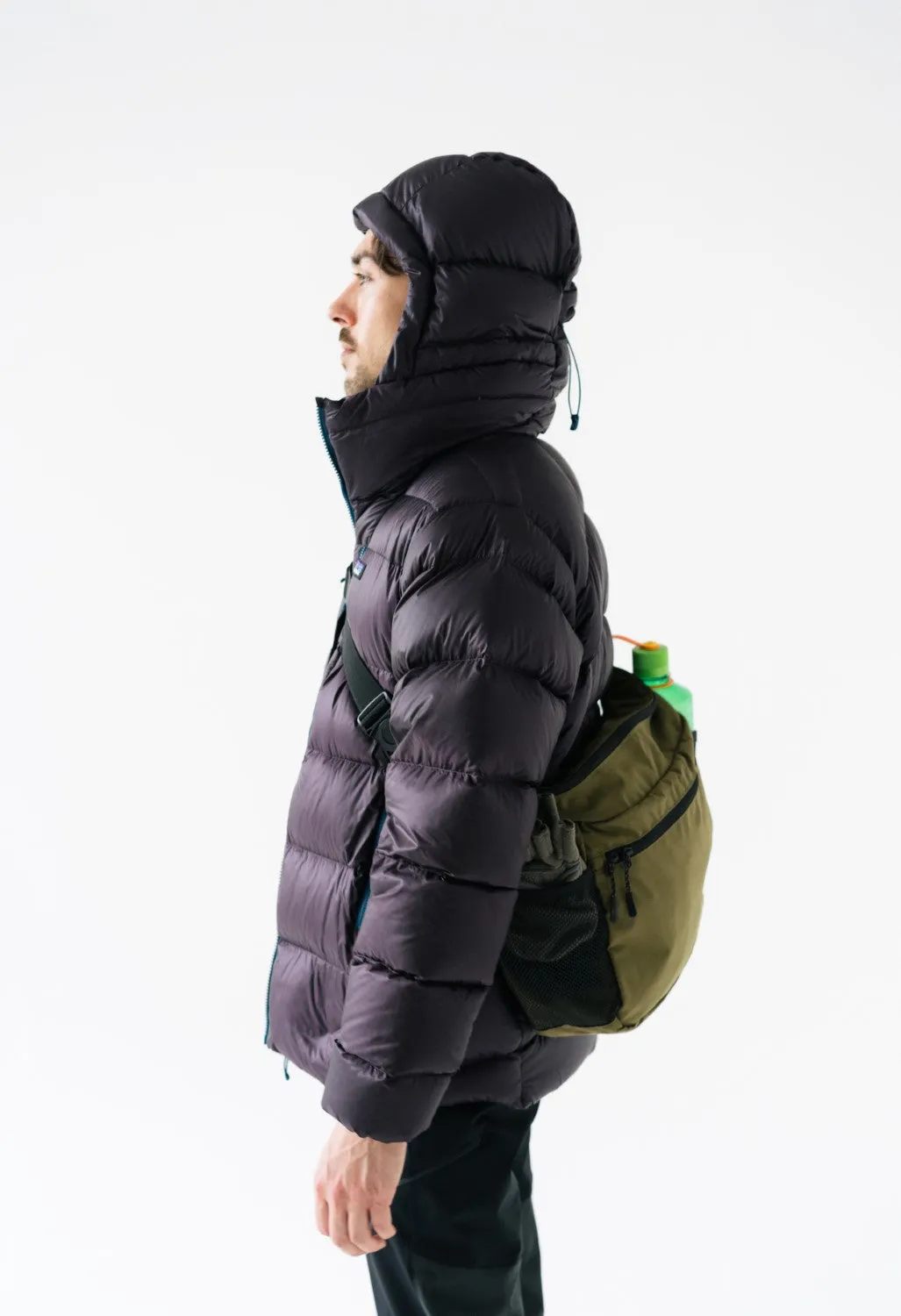 Patagonia Fitz Roy Men's Down Hoodie - Obsidian Plum