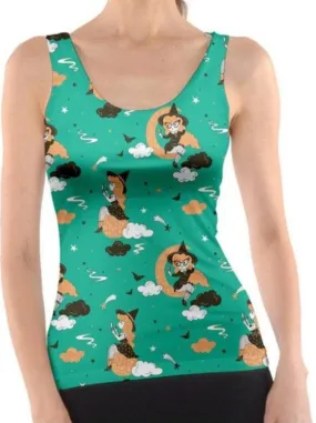 PINUP WITCH GREEN Tank Top