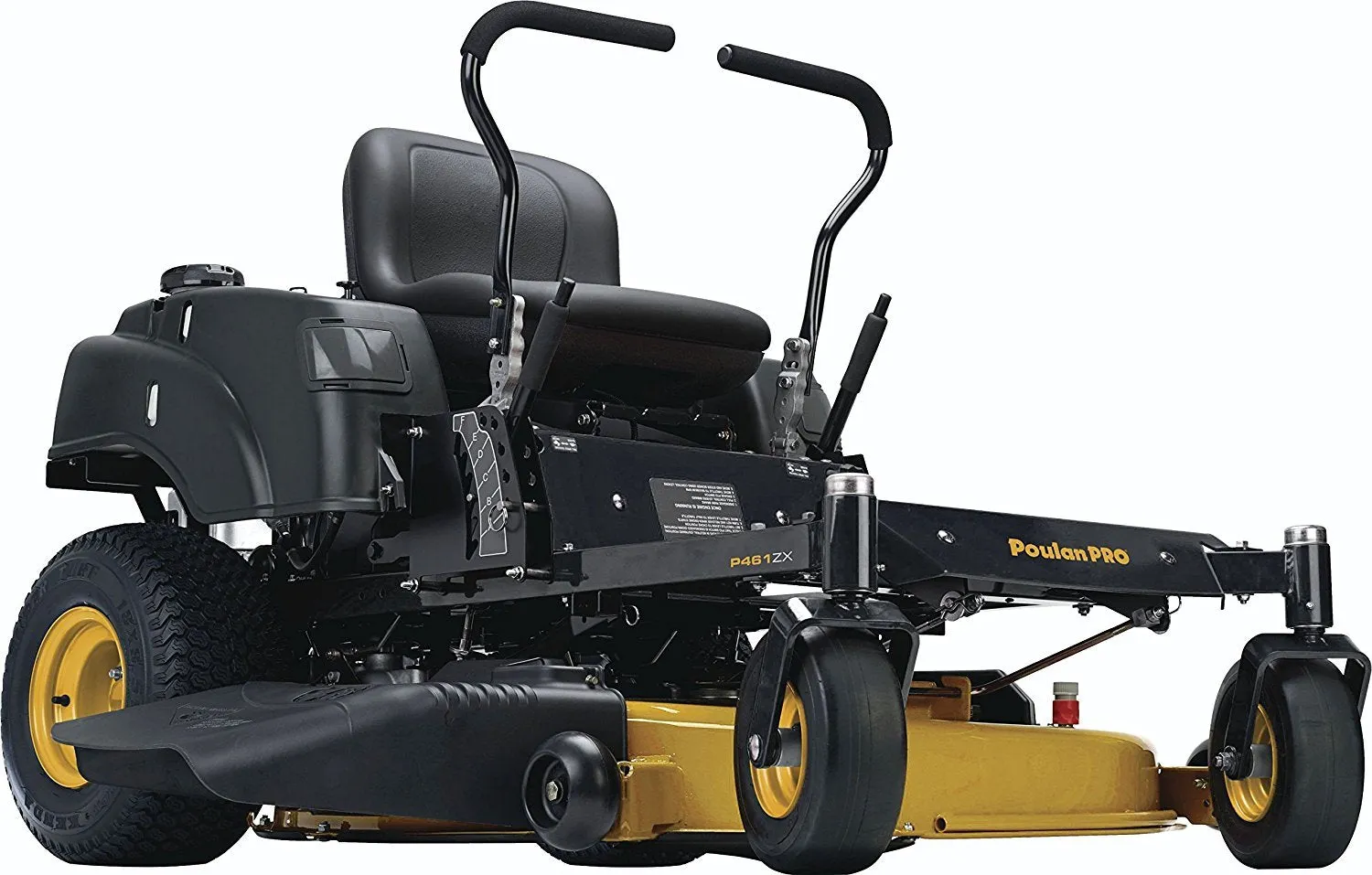 Poulan Pro P46ZX Briggs V-Twin Pro 22 HP Cutting Deck Zero Turn Radius Riding Mower, 46-Inch