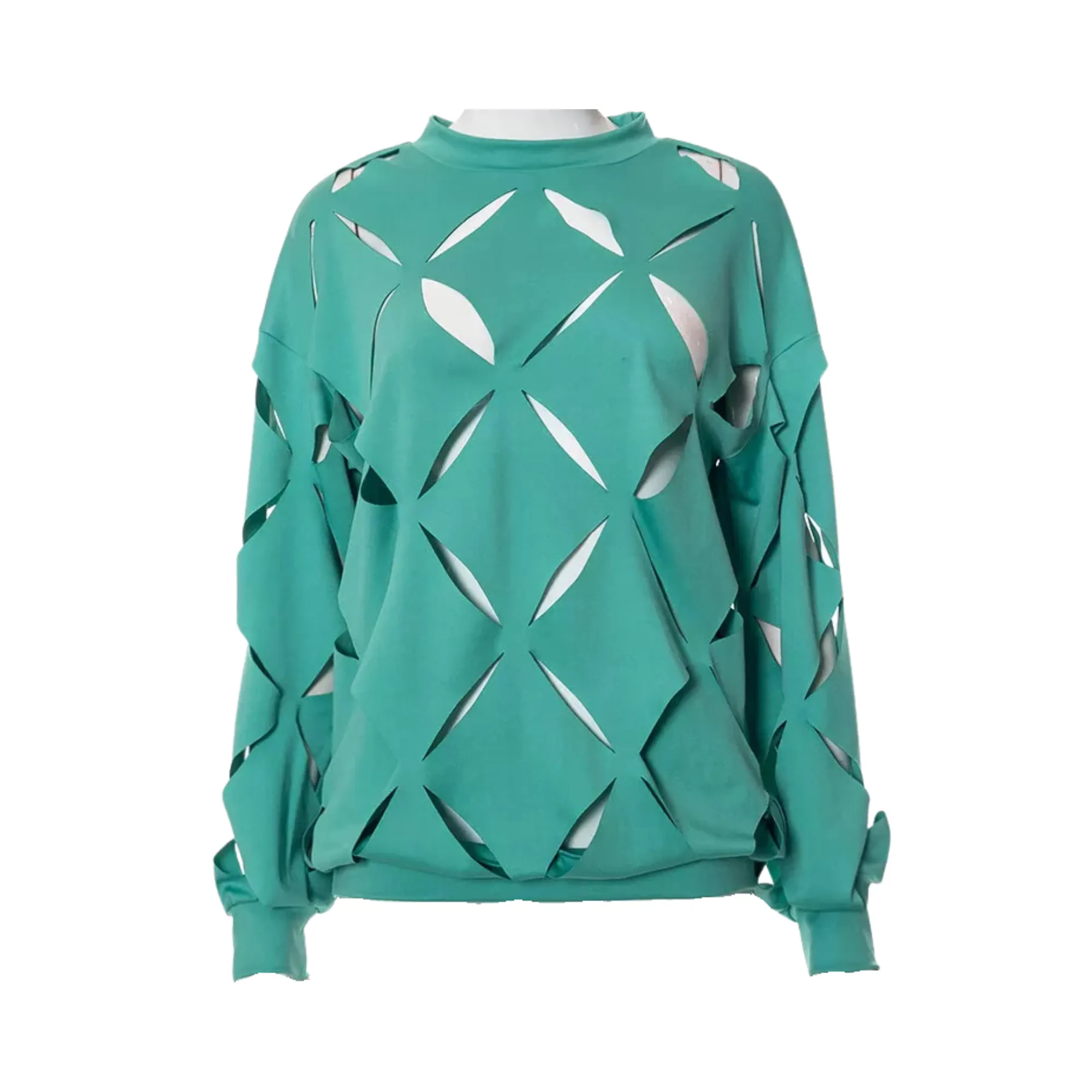 Pre Order:  Geometric Cut Out Loose T-Shirt