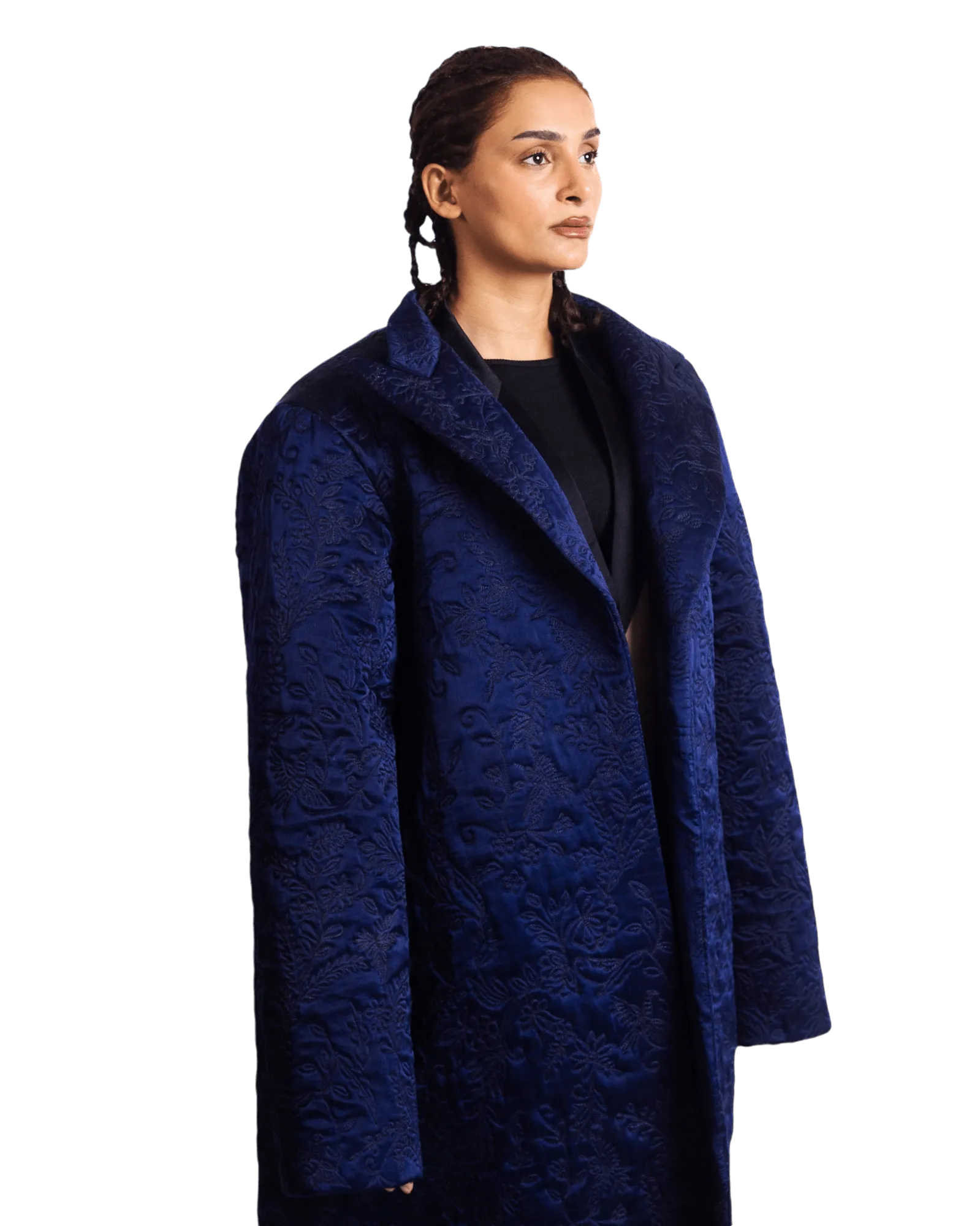 "HER MAJESTY" QUILTED LONG COAT
