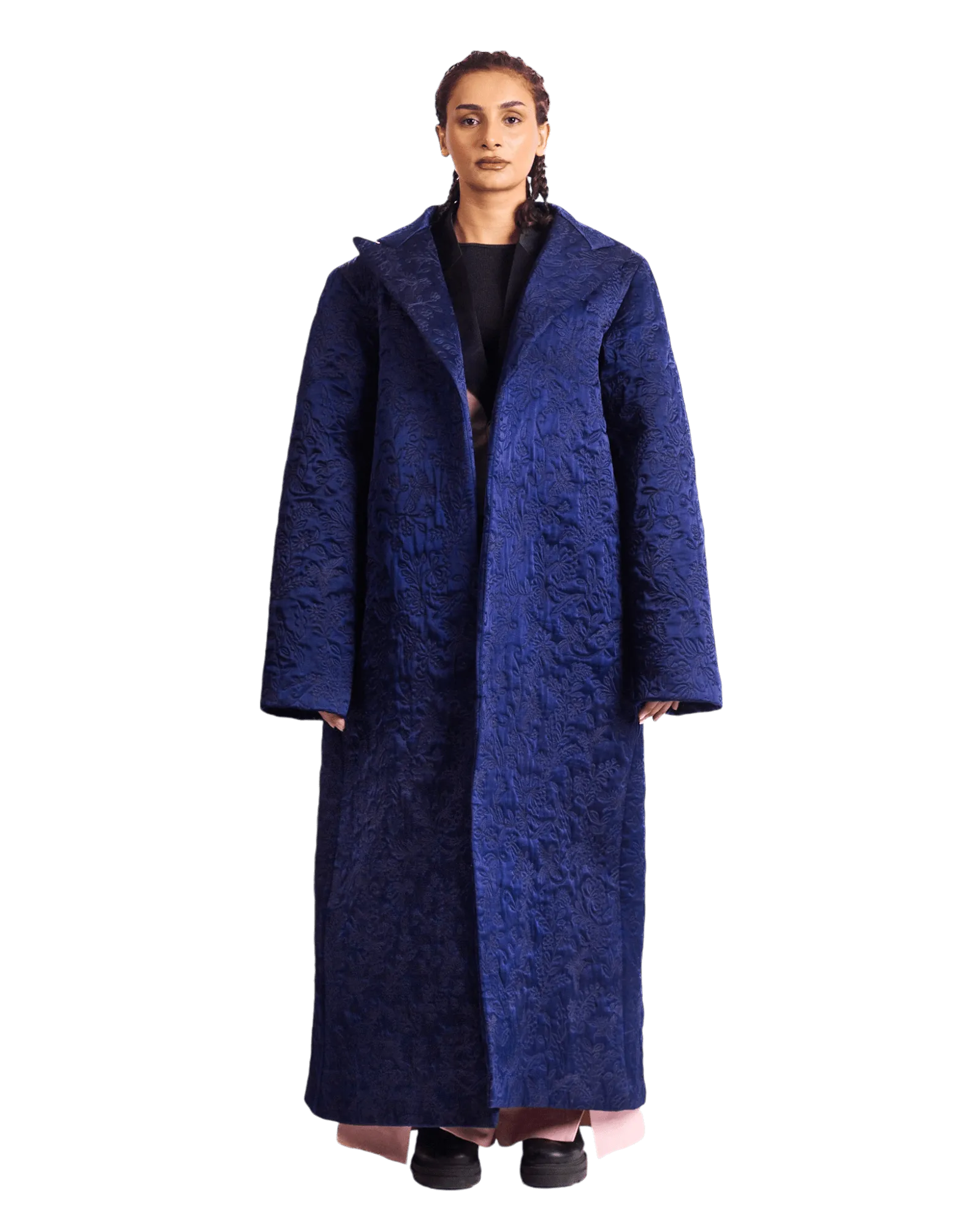 "HER MAJESTY" QUILTED LONG COAT