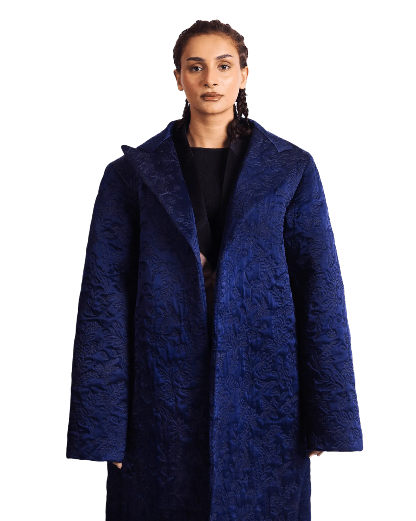 "HER MAJESTY" QUILTED LONG COAT