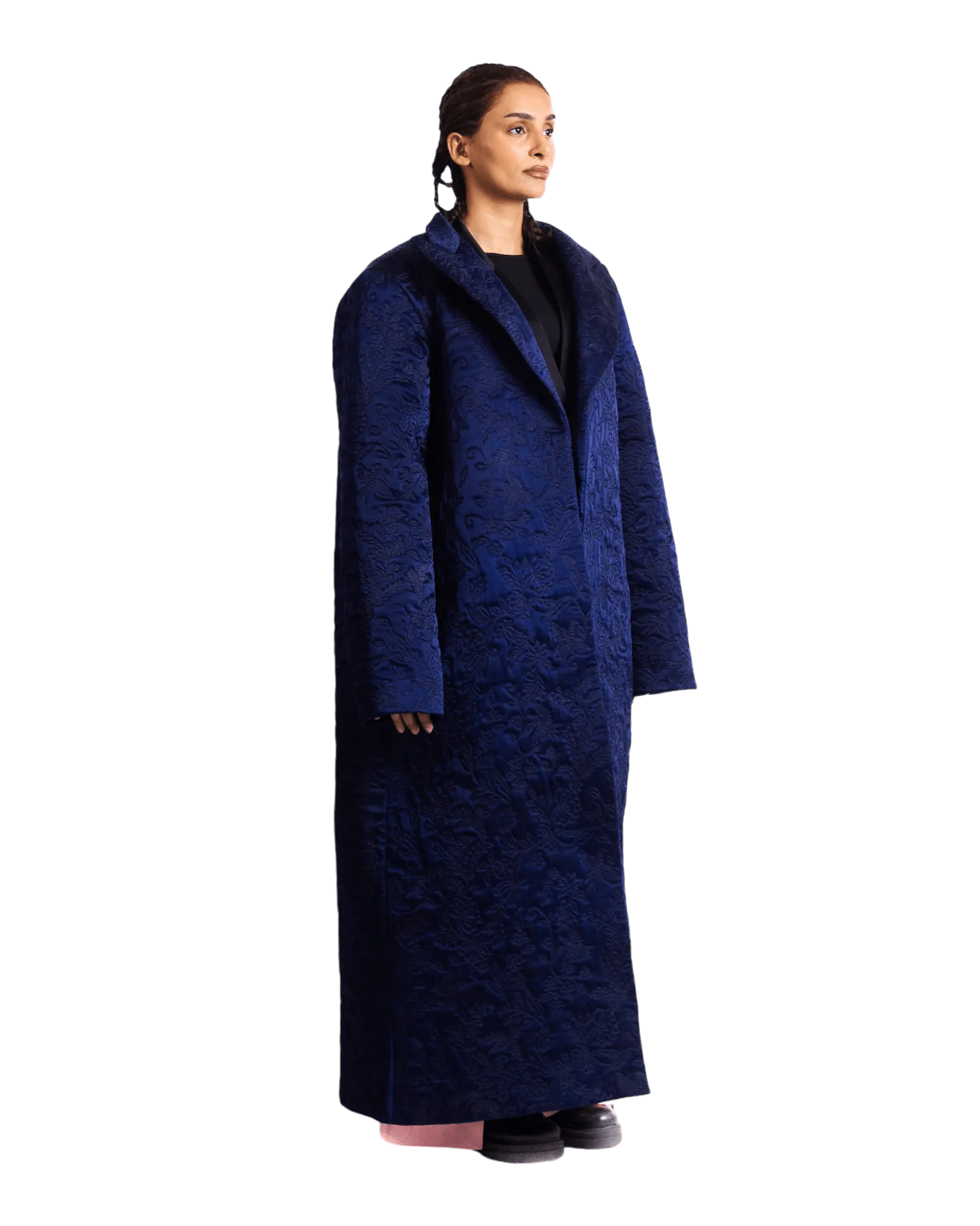 "HER MAJESTY" QUILTED LONG COAT