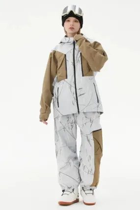 RandomPow Bamboo Pattern Snowsuit Set