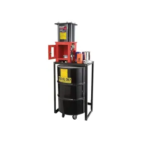 Ranger RP-20FC Pneumatic Oil Filter Crusher with Stand - 15 Ton Capacity
