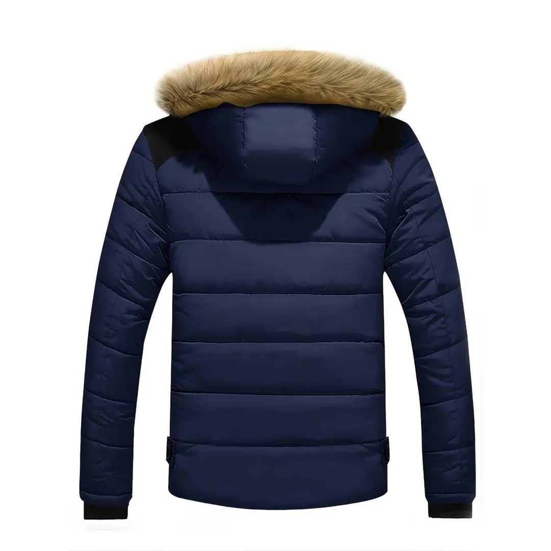 Ravi | Herren Winterjacke mit Fellkragen