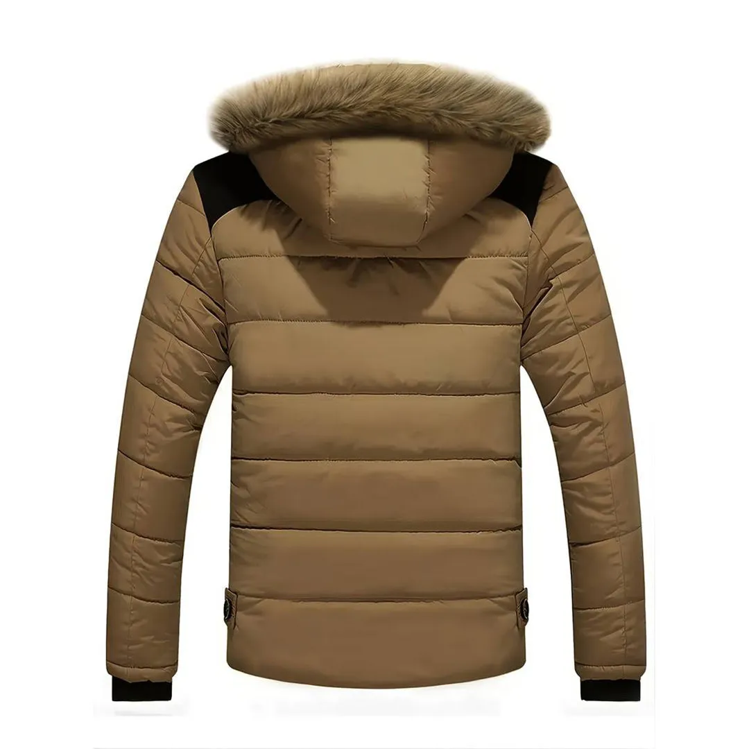 Ravi | Herren Winterjacke mit Fellkragen