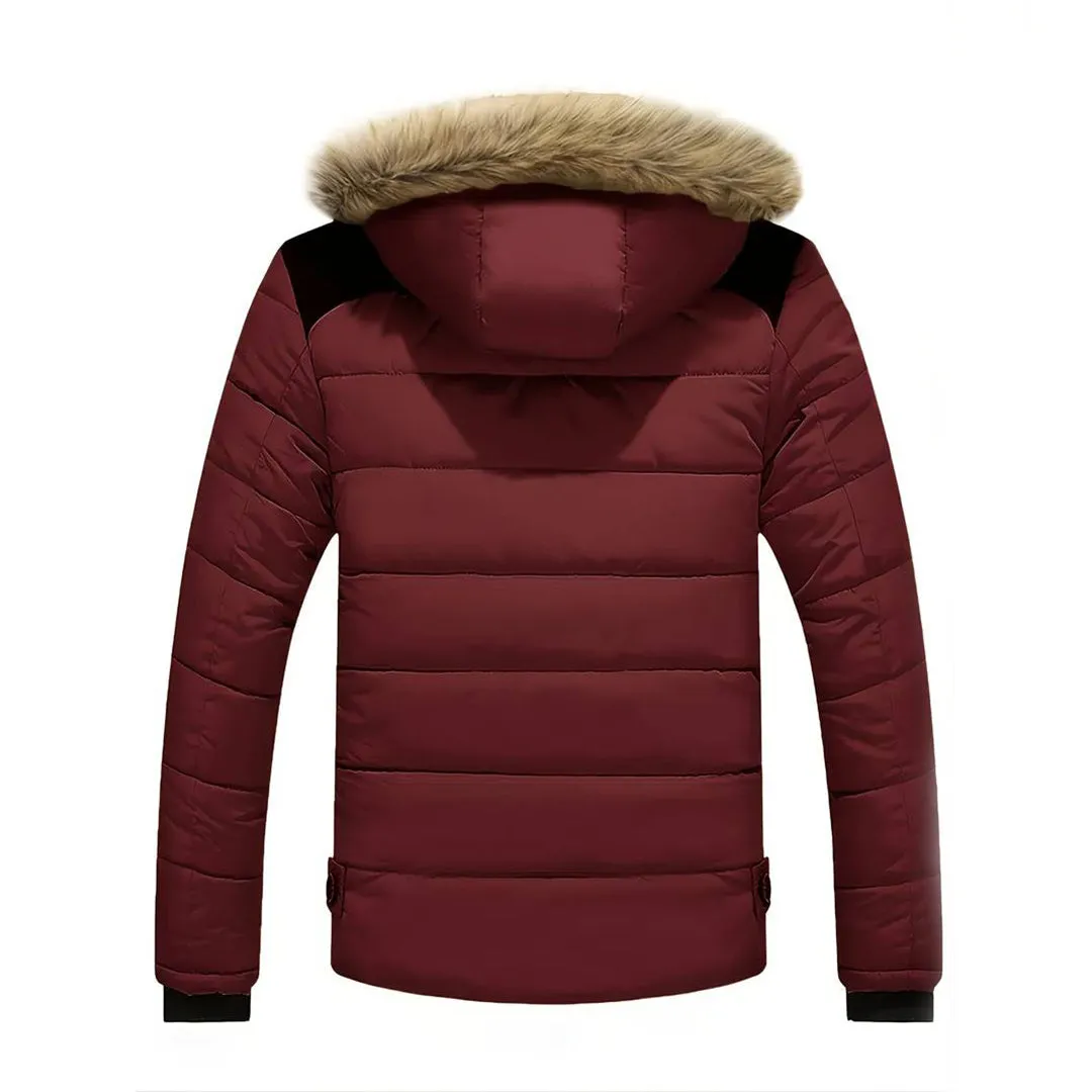 Ravi | Herren Winterjacke mit Fellkragen