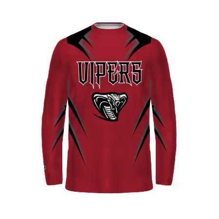 Russell Athletic Youth Freestyle Sublimated Long Sleeve Training Tee