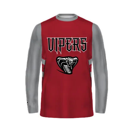Russell Athletic Youth Freestyle Sublimated Long Sleeve Training Tee