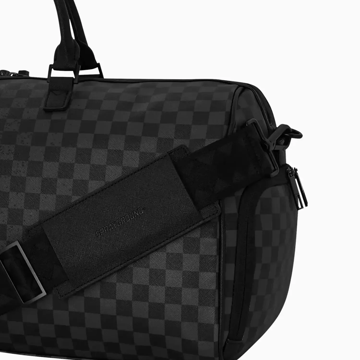 Spritz Grey Check Duffle