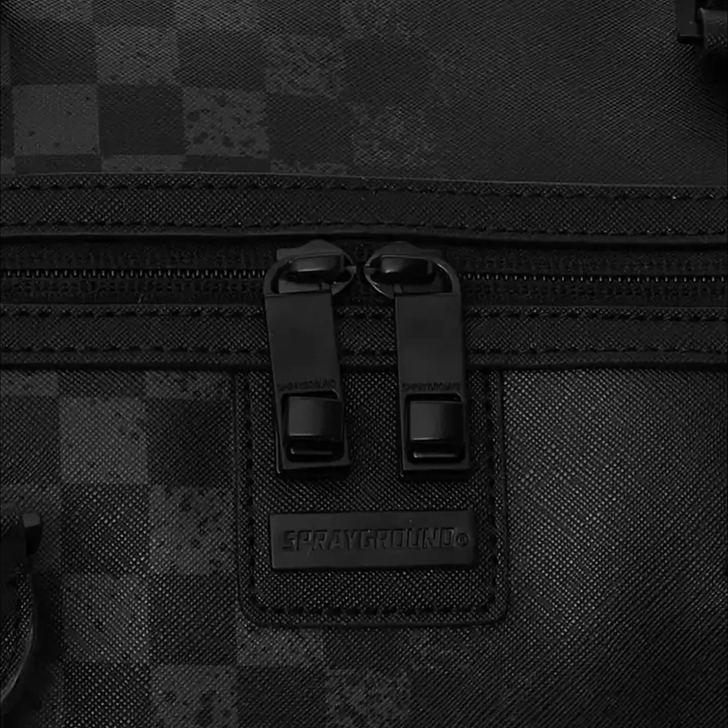 Spritz Grey Check Duffle