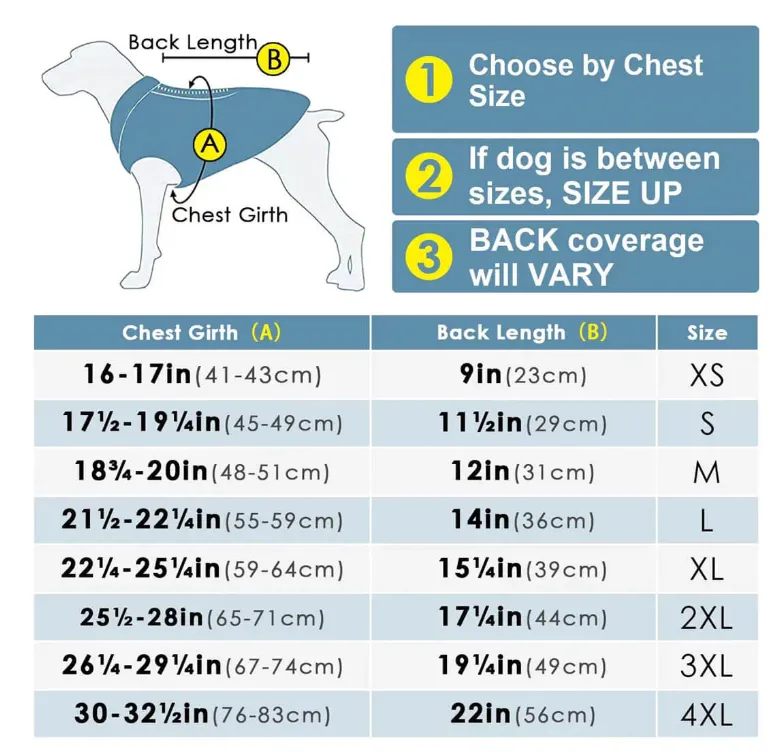 ThinkPet Dog Winter Coat - Yellow