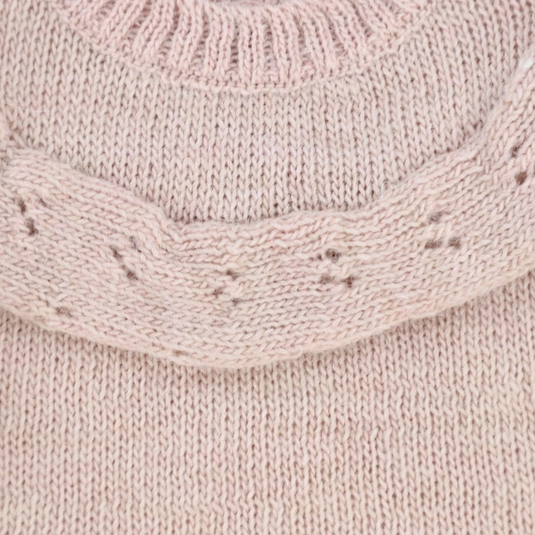 TOCOTO VINTAGE PINK KNIT ROMPER
