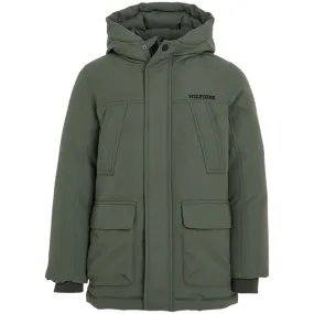 Tommy Hilfiger Tech Parka Jacket Olive Green