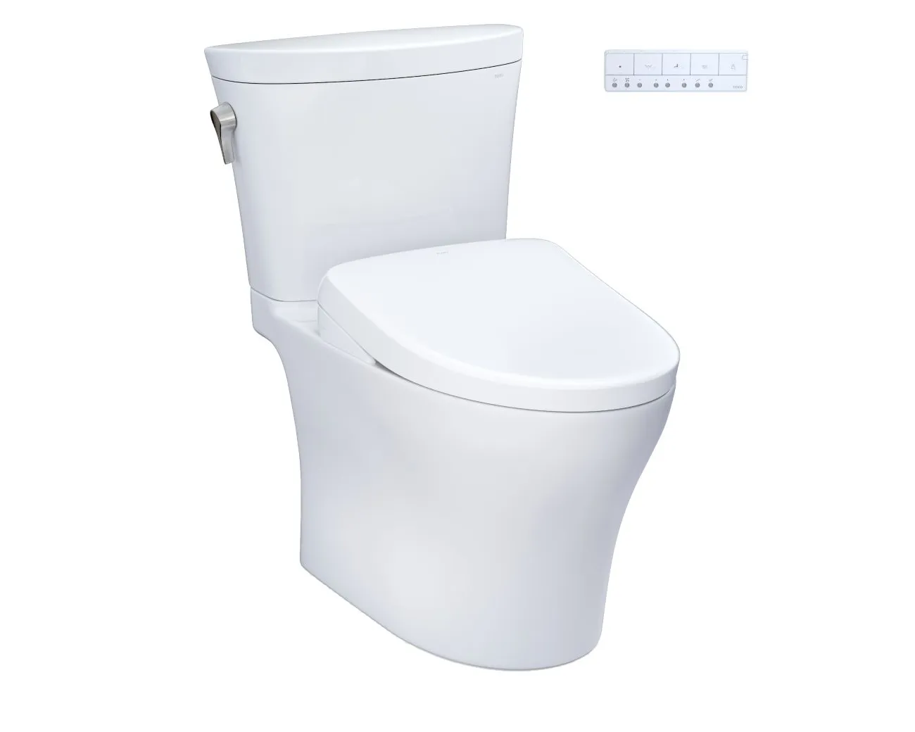 Toto Aquia IV Arc - Washlet®  S7/S7A - Two-Piece Toilet - 1.28 & .9 Gpf - Universal Height