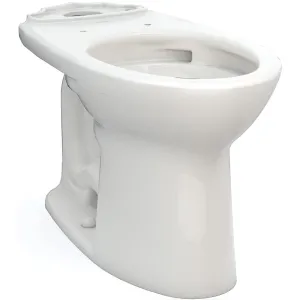 TOTO C776CEFG#11 Drake Elongated Toilet Bowl with CEFIONTECT and Tornado Flush, Colonial White