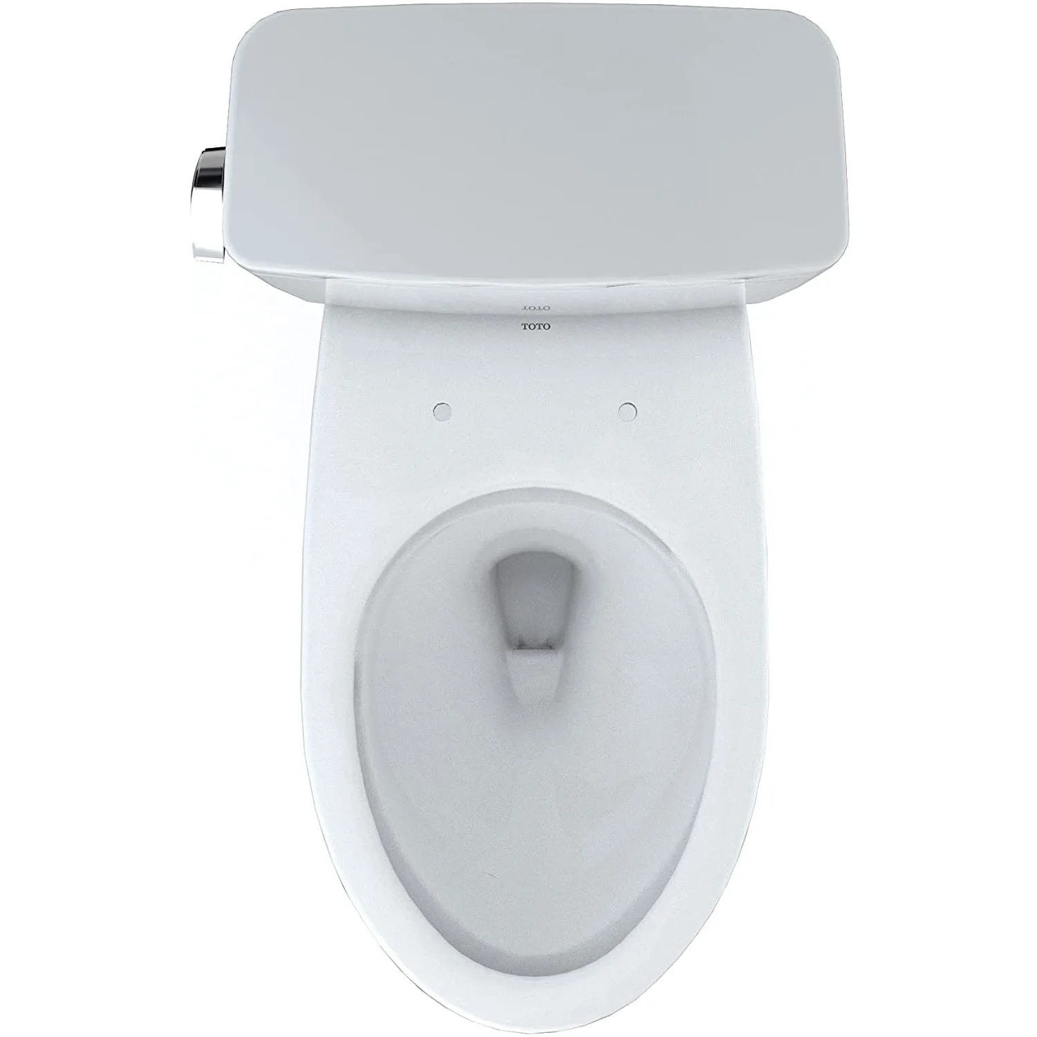TOTO CST776CEFG.10#01 Drake Two-Piece Elongated Toilet with 1.28 GPF Tornado Flush, 10" Rough-in, Cotton White
