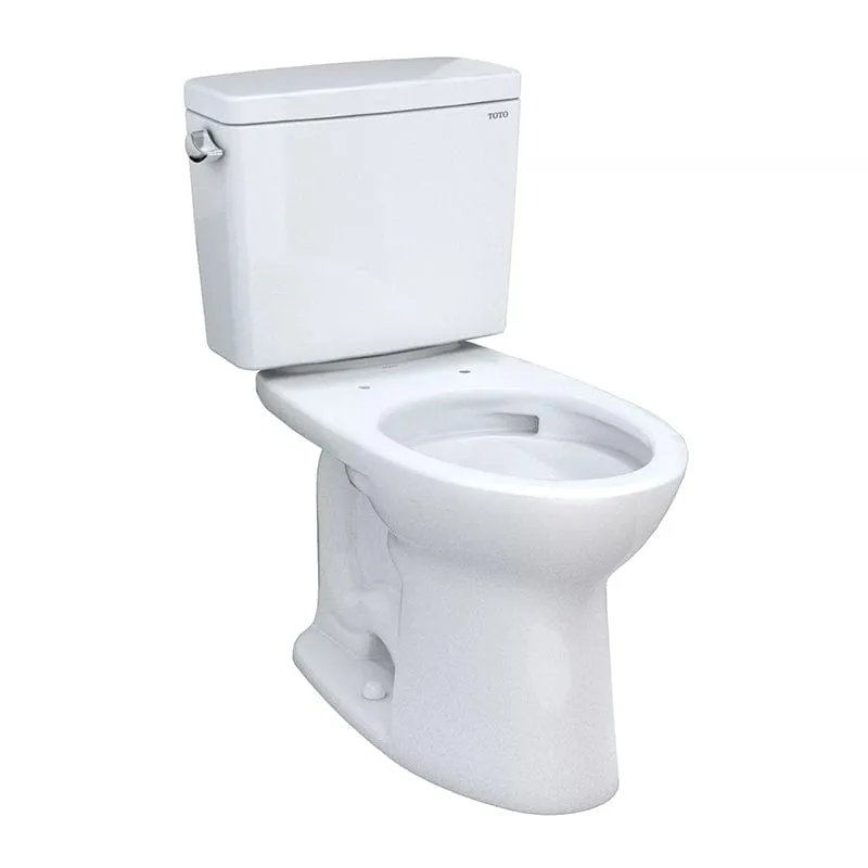 TOTO Drake Two-Piece Toilet, 1.28 GPF, Universal Height, Elongated Bowl - Less Seat
