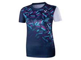 Victor T-26001TD F Women's Dry Fit Game Shirt [Blue]