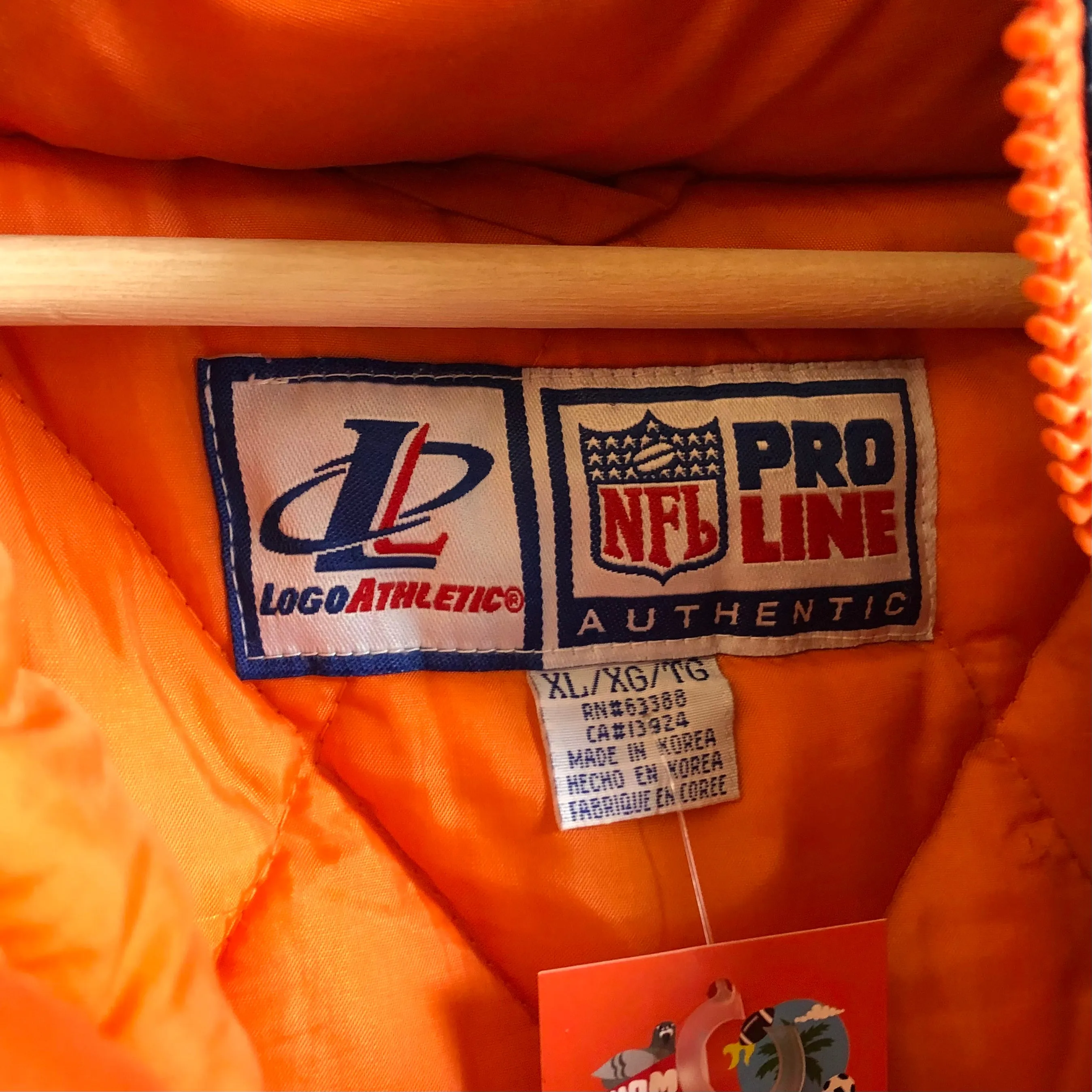 Vintage Denver Broncos Parka Jacket XL