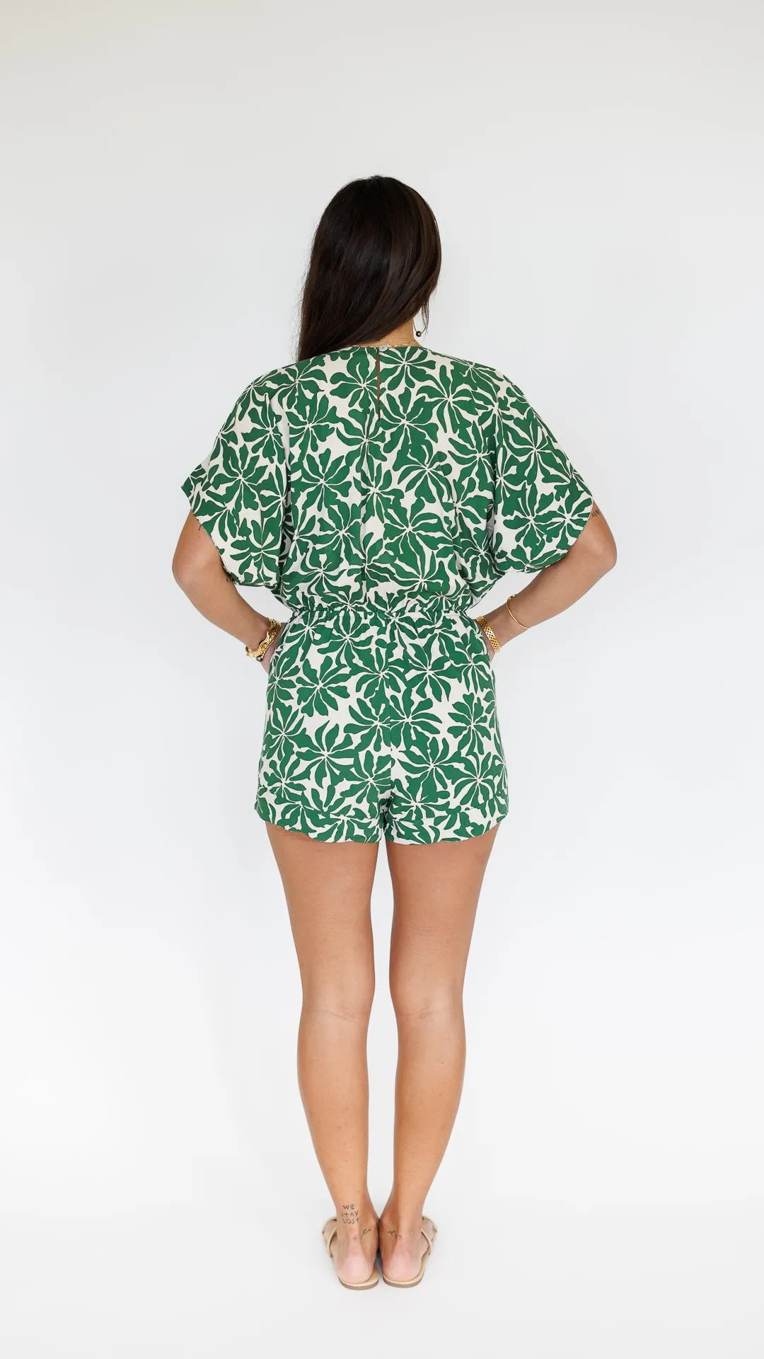 Wailea Romper / Aloha Forest