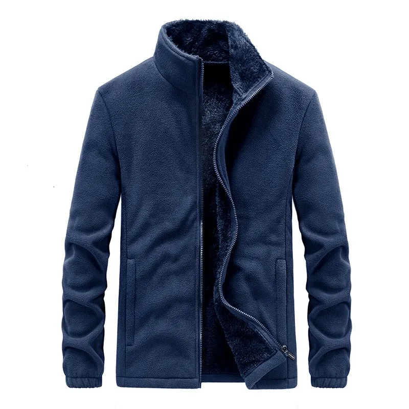 Winter Fleece Parka Coat Men Jacket