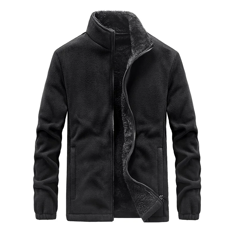 Winter Fleece Parka Coat Men Jacket