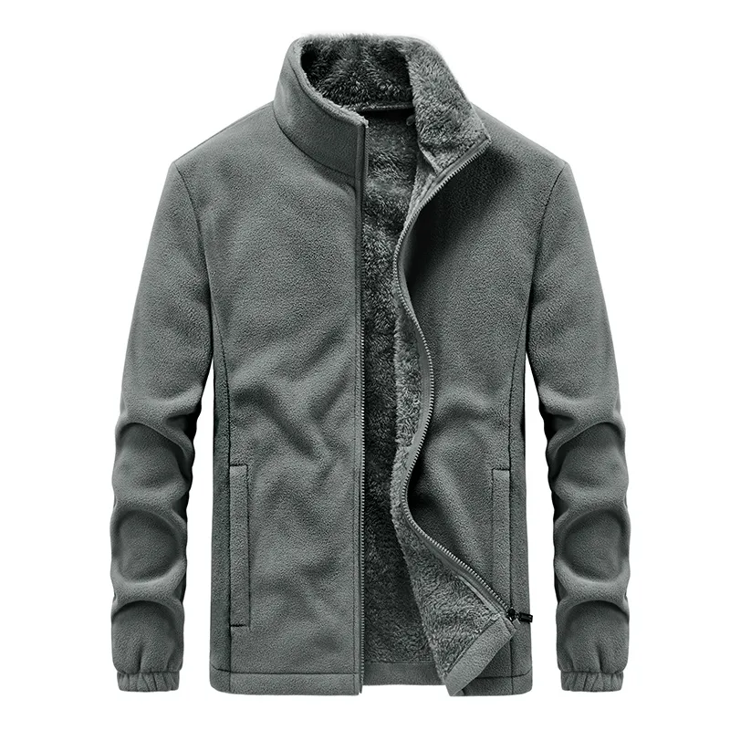 Winter Fleece Parka Coat Men Jacket