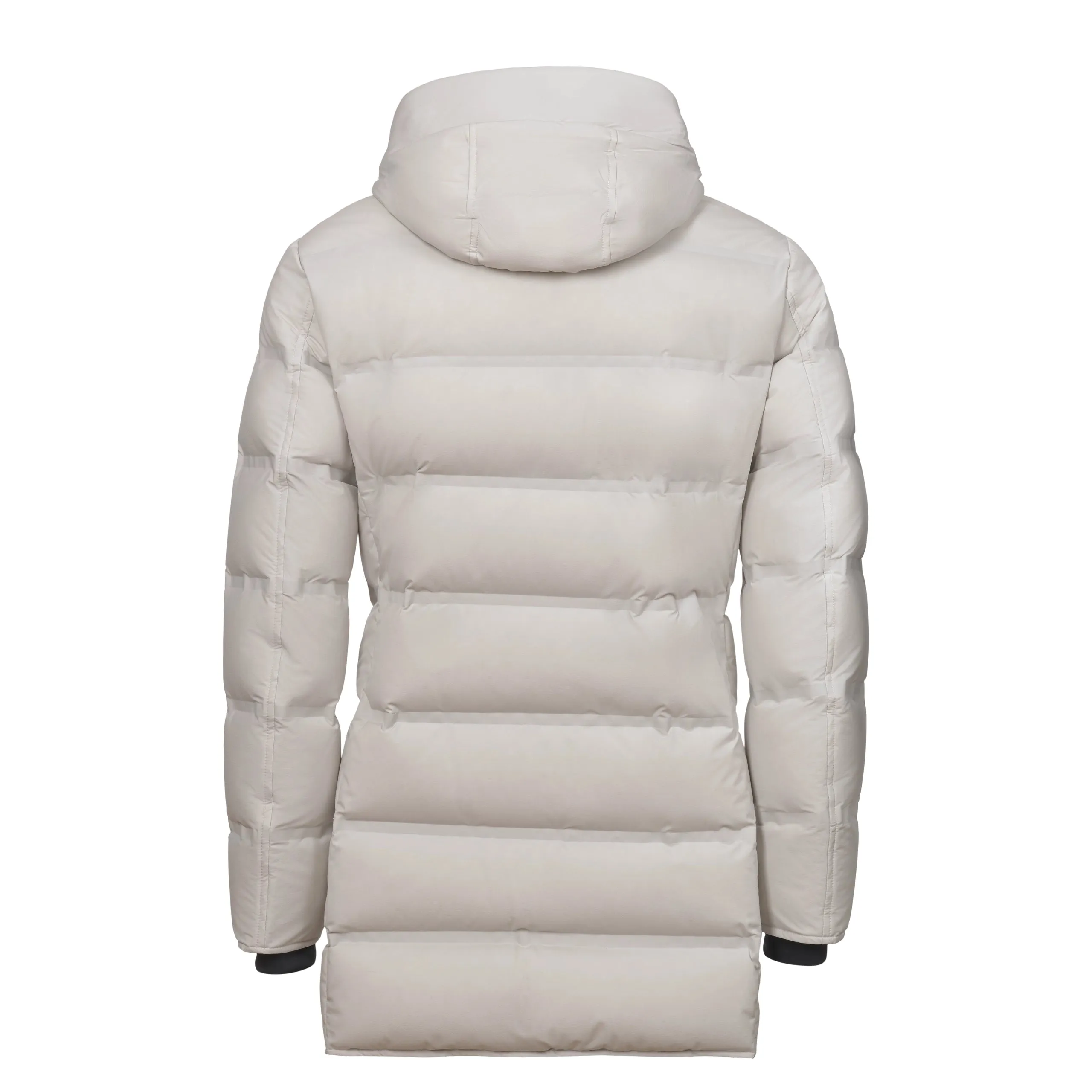 Winter Hooded Parka in Foggy Grey