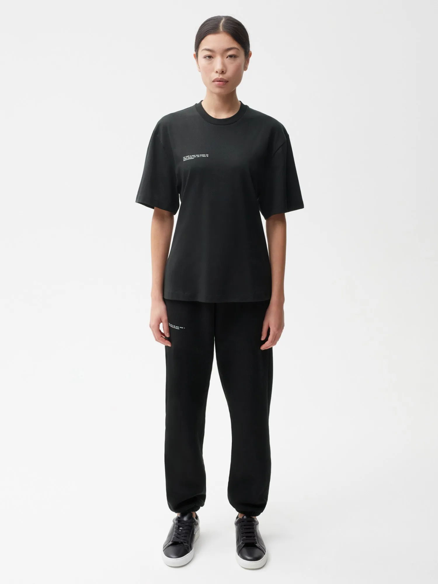 Women's Organic Cotton and C-FIBER™ Wide Sleeve—black