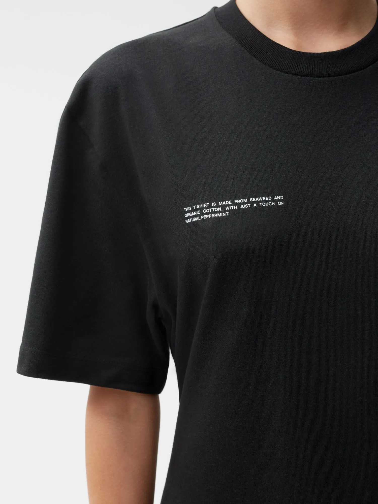 Women's Organic Cotton and C-FIBER™ Wide Sleeve—black