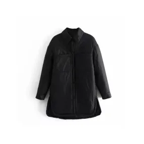 Women's Thin Parka Oversize Shirts Jackets