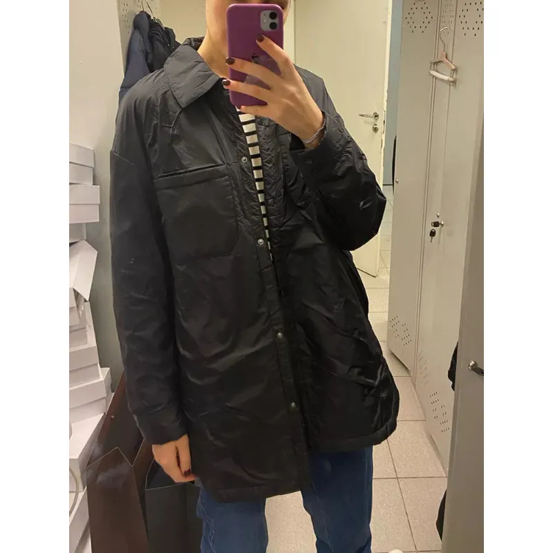 Women's Thin Parka Oversize Shirts Jackets