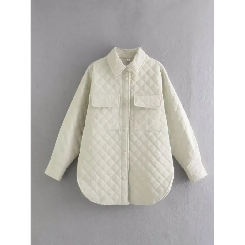 Women's Thin Parka Oversize Shirts Jackets