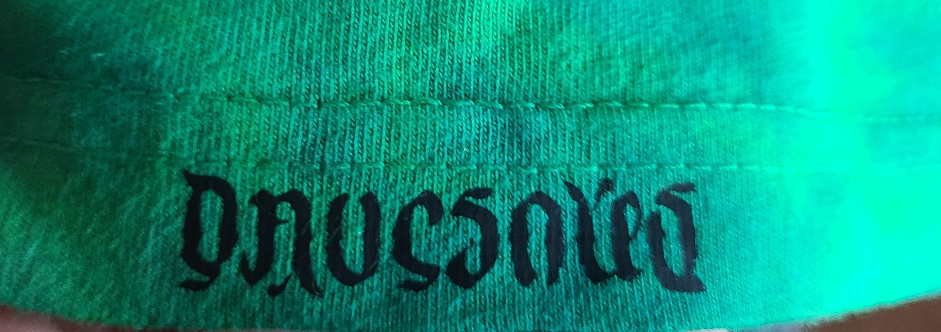 XL Hexagon>Geode Ring>18Pt Mandala F/Heady Honeycomb Design B/Scrunch Tie Dye on a Comfort Colors Tank Top w/ minor defect Read Description