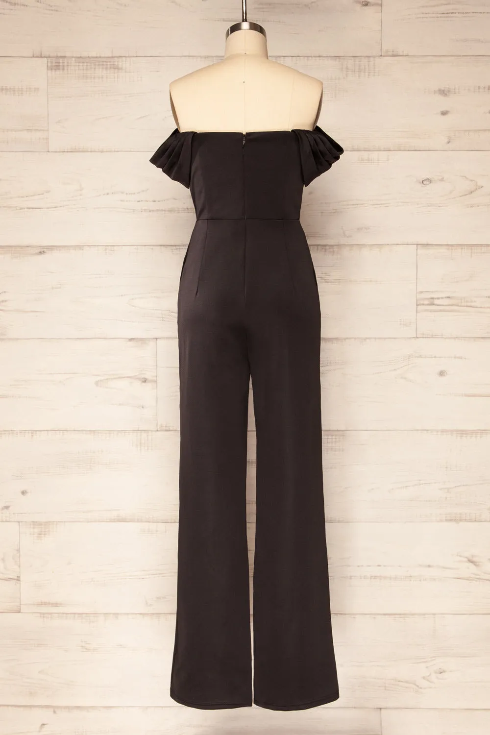 Zolo Black | Cowl Neck Jumpsuit